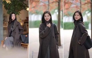 秋冬风衣8个拍照摆姿，把随性与优雅穿进镜头里