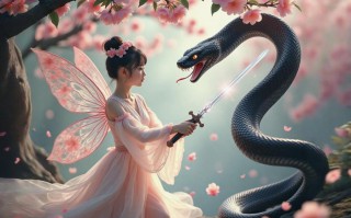 桃花仙女智斗黑蛇精