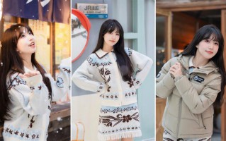 下雪天甜妹拍照，9个姿势让你美成冬日治愈风景