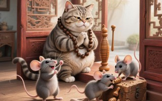 老猫修行，老鼠唱歌