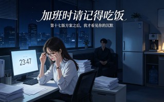 加班时请记得吃饭