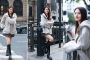格雷系街拍摆姿｜6个动作拿捏秋冬氛围感
