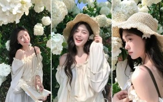 花树下拍照姿势｜零尴尬！春日清新感直接拉满