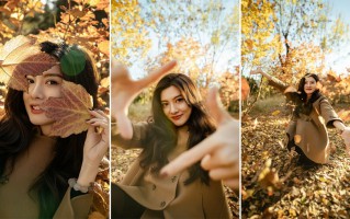 叶丛里拍照｜9个氛围感写真姿势，看完直接抄作业