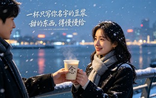 一杯只写你名字的豆浆