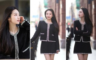 小香风穿搭街拍：7 个姿势教你拍出高级感