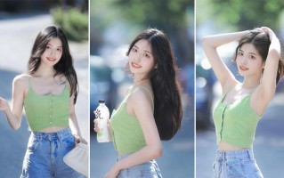 半身照这7个姿势，轻松拍出少女感时尚美照