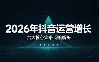 2026年抖音运营增长：六大核心策略深度解析