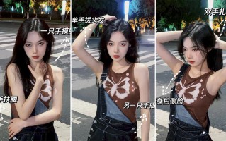 夜景街头8个拍照姿势，轻松拿捏暗夜时尚大片