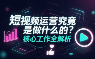 短视频运营究竟是做什么的？核心工作全解析