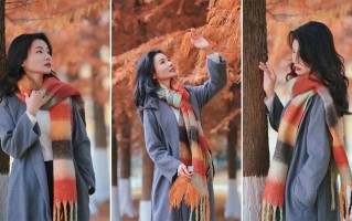 水杉林人像：5个松弛感姿势娴雅诗意