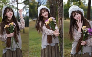 逛公园别再只会比耶！9个姿势拍出森系氛围感