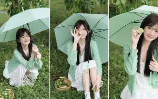  告别镜头尴尬！夏日青柠写真，9个姿势随便摆都好看