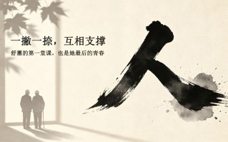一撇一捺，互相支撑