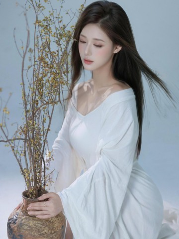 素衣禅意，清冷氛围感写真