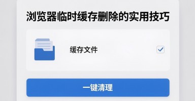 浏览器临时缓存怎么删除？浏览器临时缓存删除的实用技巧