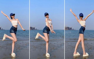 夏天海边别再拍游客照了！这8个全身姿势直接抄作业