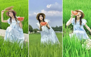 带着西瓜去田野，拍出元气满满的夏日美照