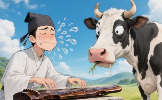 对牛弹琴