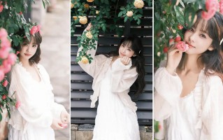 9个花墙拍照姿势，手把手教你拍出温柔氛围感