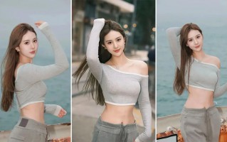 灰色运动风也能拍出女人味｜6个姿势教你显瘦又上镜
