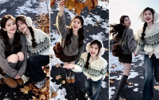 冬日闺蜜街拍这样拍！专属你们的温暖时光