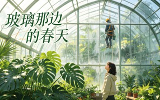 玻璃那边的春天
