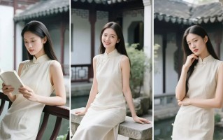 10个园林旗袍拍照姿势，轻松拍出中式氛围感