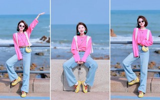 海边 & 公园通用｜栏杆拍照完整姿势教学，显高显瘦还不重样