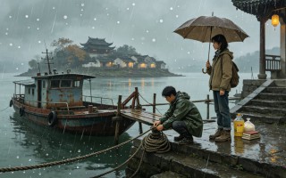 落雁洲的摆渡人