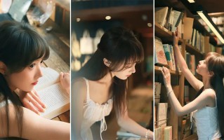 图书馆邂逅书香佳人，拍照技巧学起来