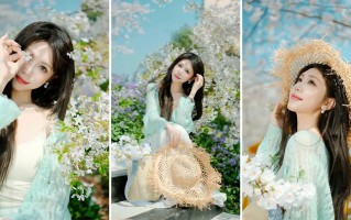 樱花季拍照万能姿势，手残党也能拍出氛围感大片