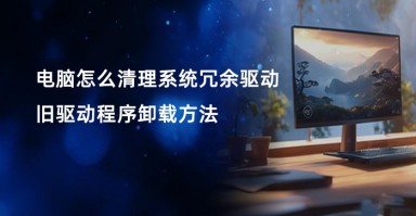 电脑怎么清理系统冗余驱动？旧驱动程序卸载方法