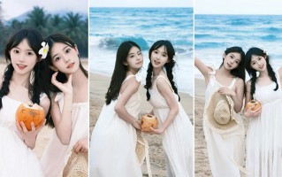 闺蜜海边双人照｜9个出片技巧，告别游客照