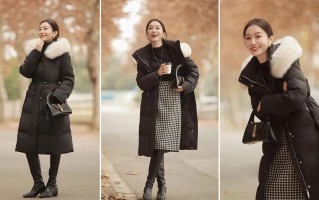 冬天穿羽绒服拍照：6个姿势告别臃肿，怎么拍都好看