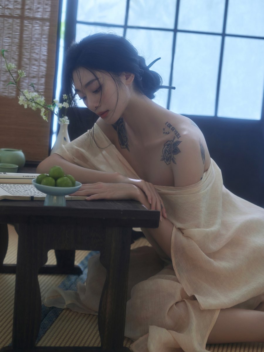 东方韵味，纯欲新中式写真-第3张图片-风享汇