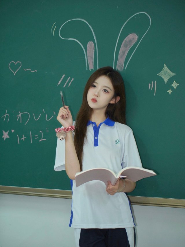 校服为笔,黑板为纸:8个校服甜妹拍照摆姿-第8张图片-风享汇 校服为笔,黑板为纸:8个校服甜妹拍照摆姿-第8张图片-风享汇