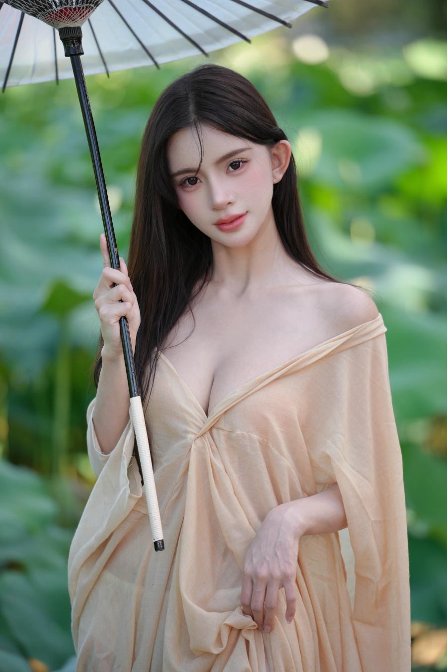 纯欲，新中式美女写真-第2张图片-风享汇