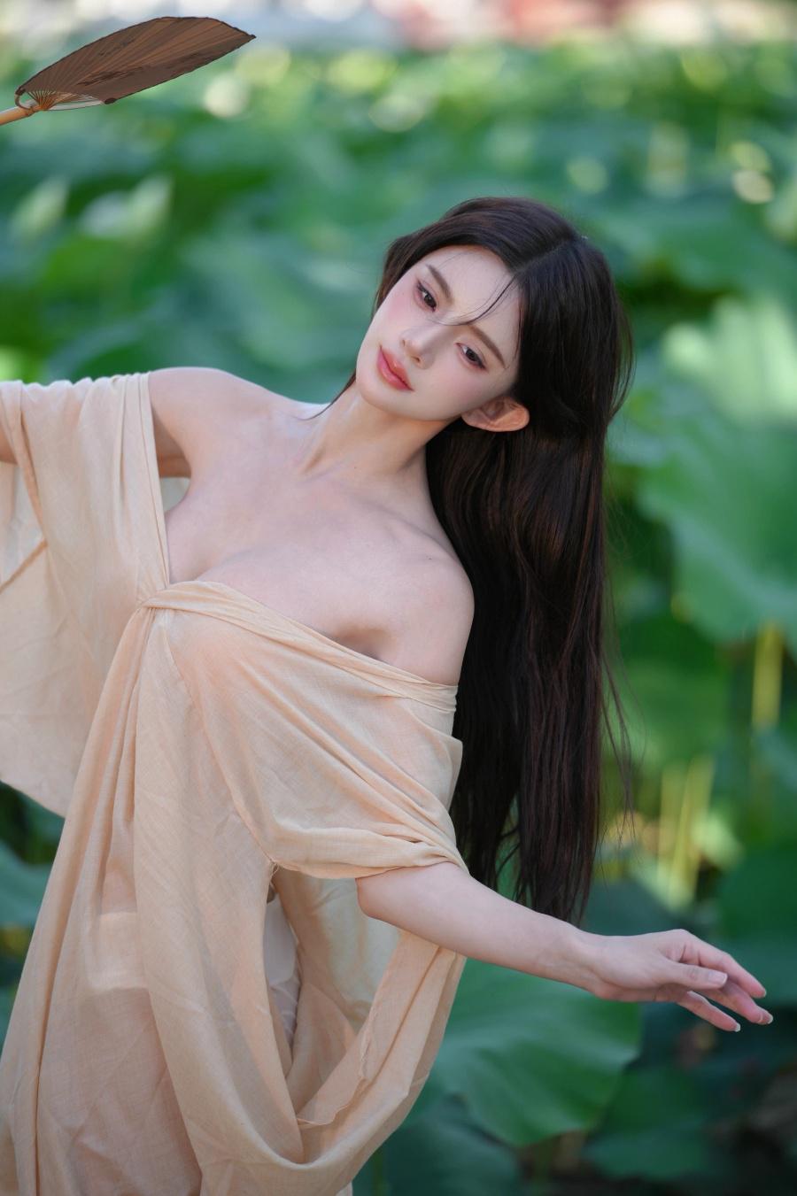 纯欲，新中式美女写真-第9张图片-风享汇