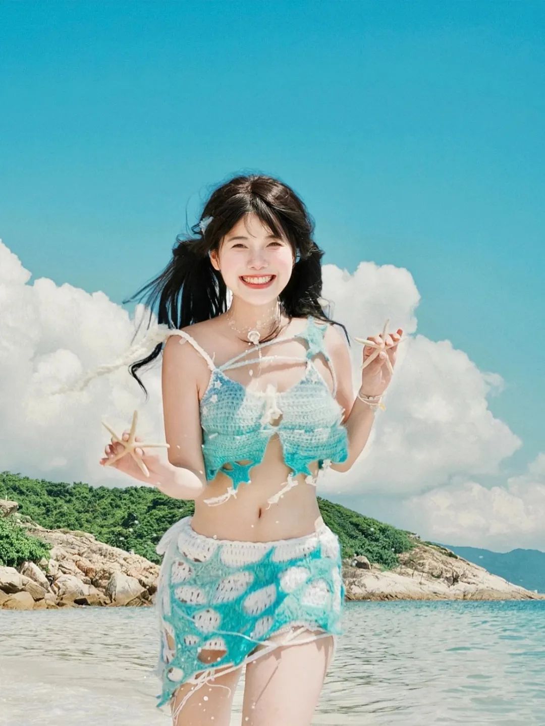 夏日海边拍照!6个简单姿势轻松拍出氛围感大片-第3张图片-风享汇 夏日海边拍照!6个简单姿势轻松拍出氛围感大片-第3张图片-风享汇