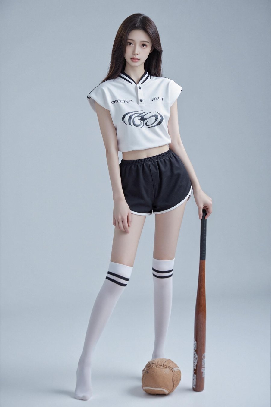 美式棒球少女写真-第4张图片-风享汇