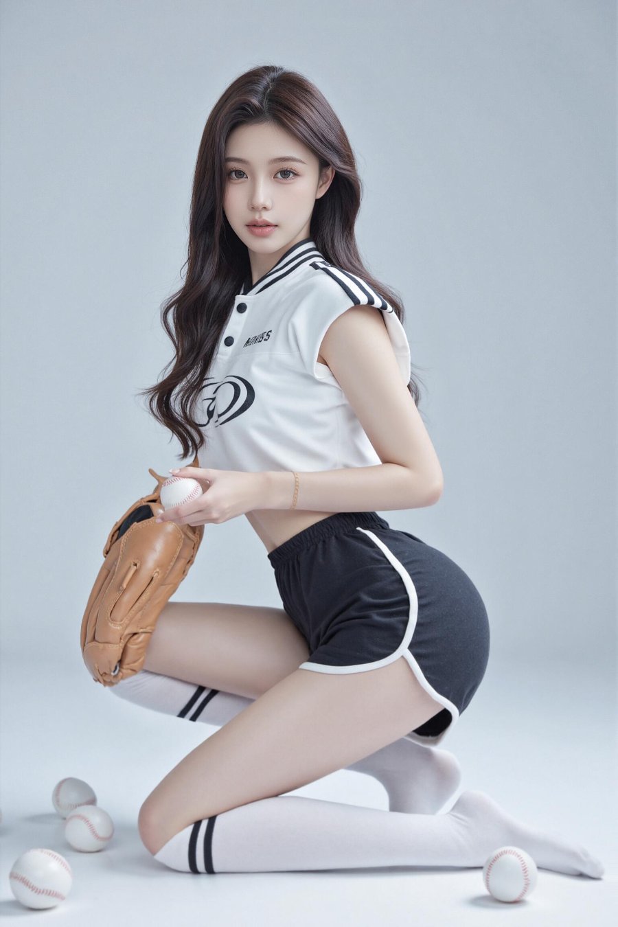 美式棒球少女写真-第1张图片-风享汇