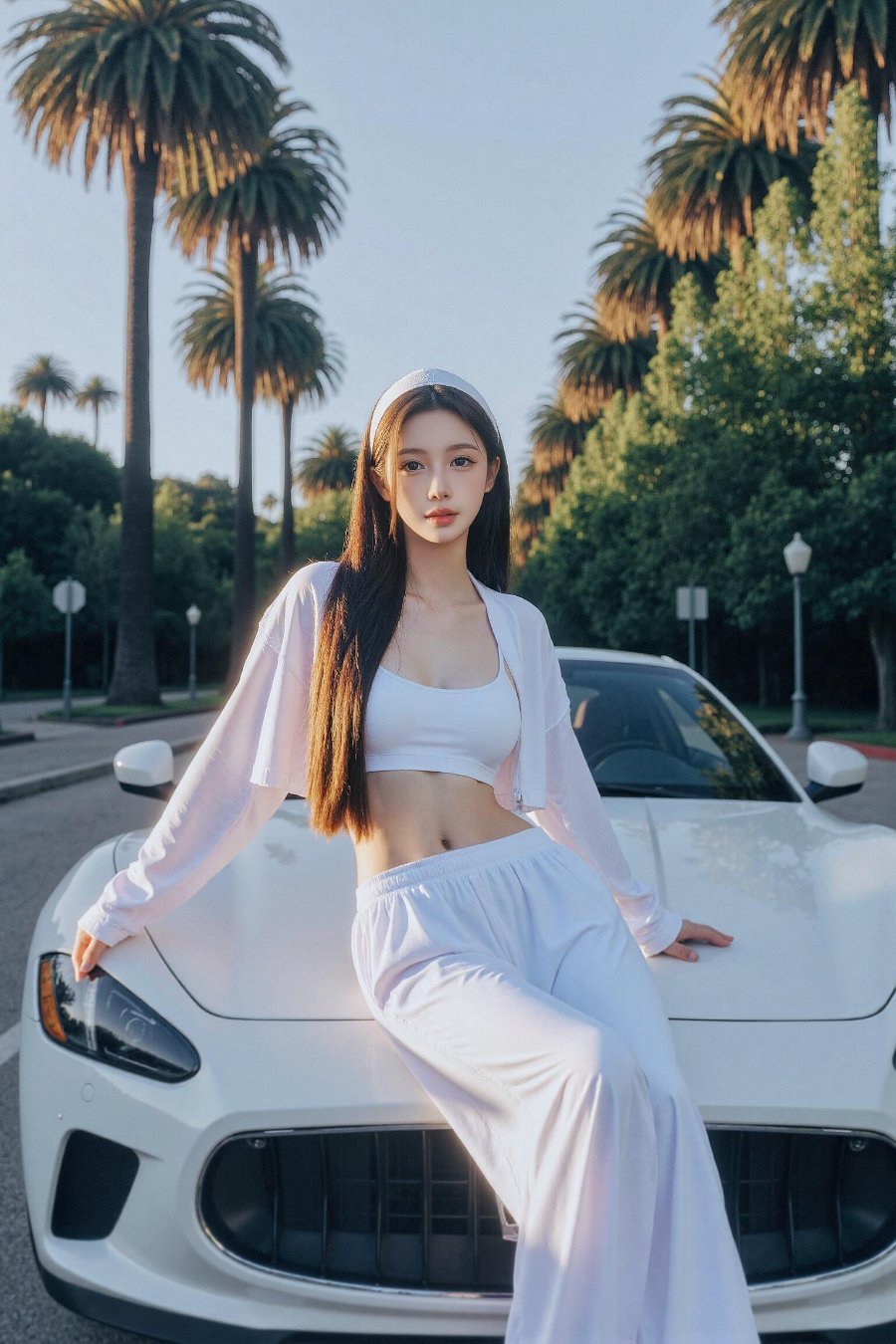 户外运动装穿搭美女写真-第1张图片-风享汇