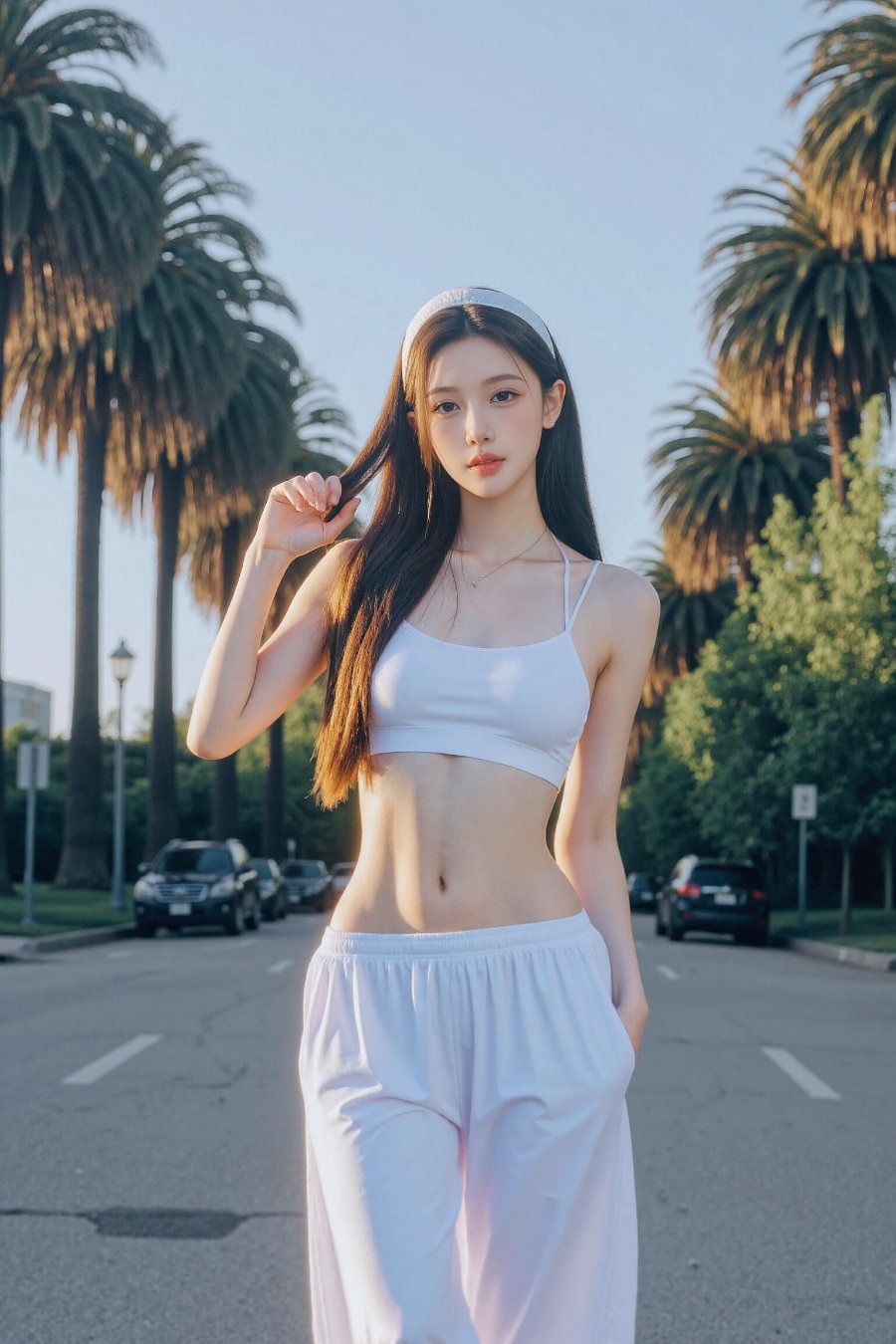 户外运动装穿搭美女写真-第8张图片-风享汇