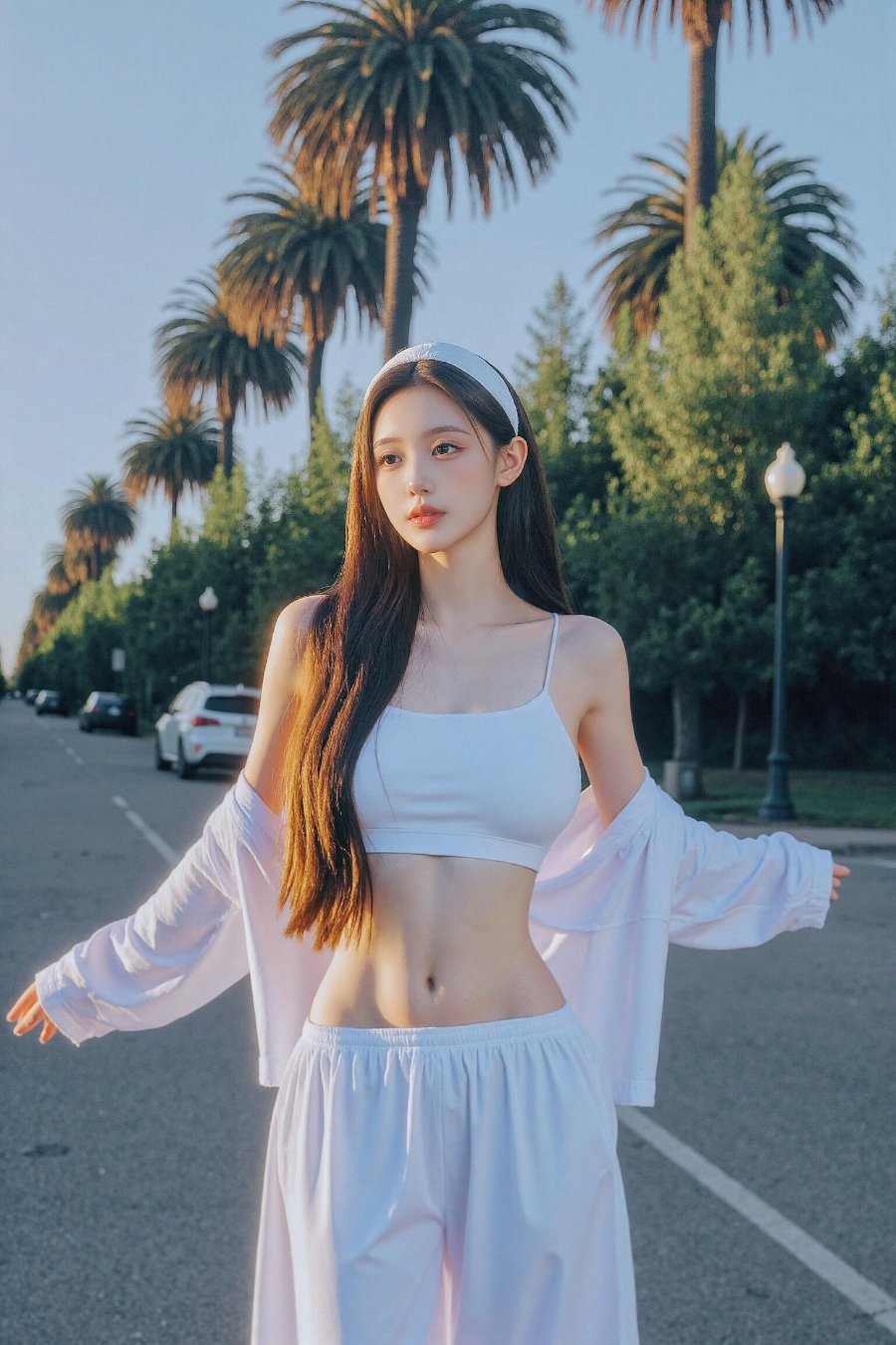 户外运动装穿搭美女写真-第7张图片-风享汇