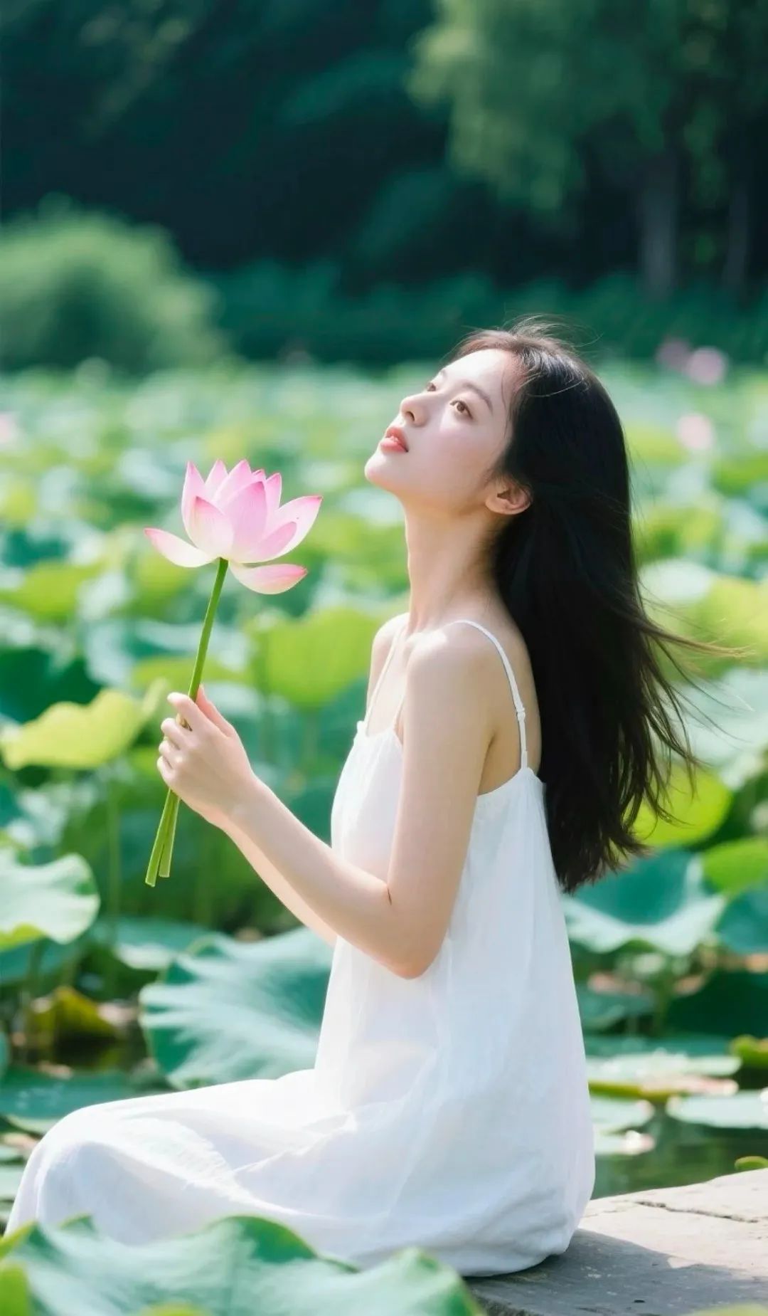 荷花季拍照:这几个姿势,轻松拍出“仙气”美照-第4张图片-风享汇 荷花季拍照:这几个姿势,轻松拍出“仙气”美照-第4张图片-风享汇