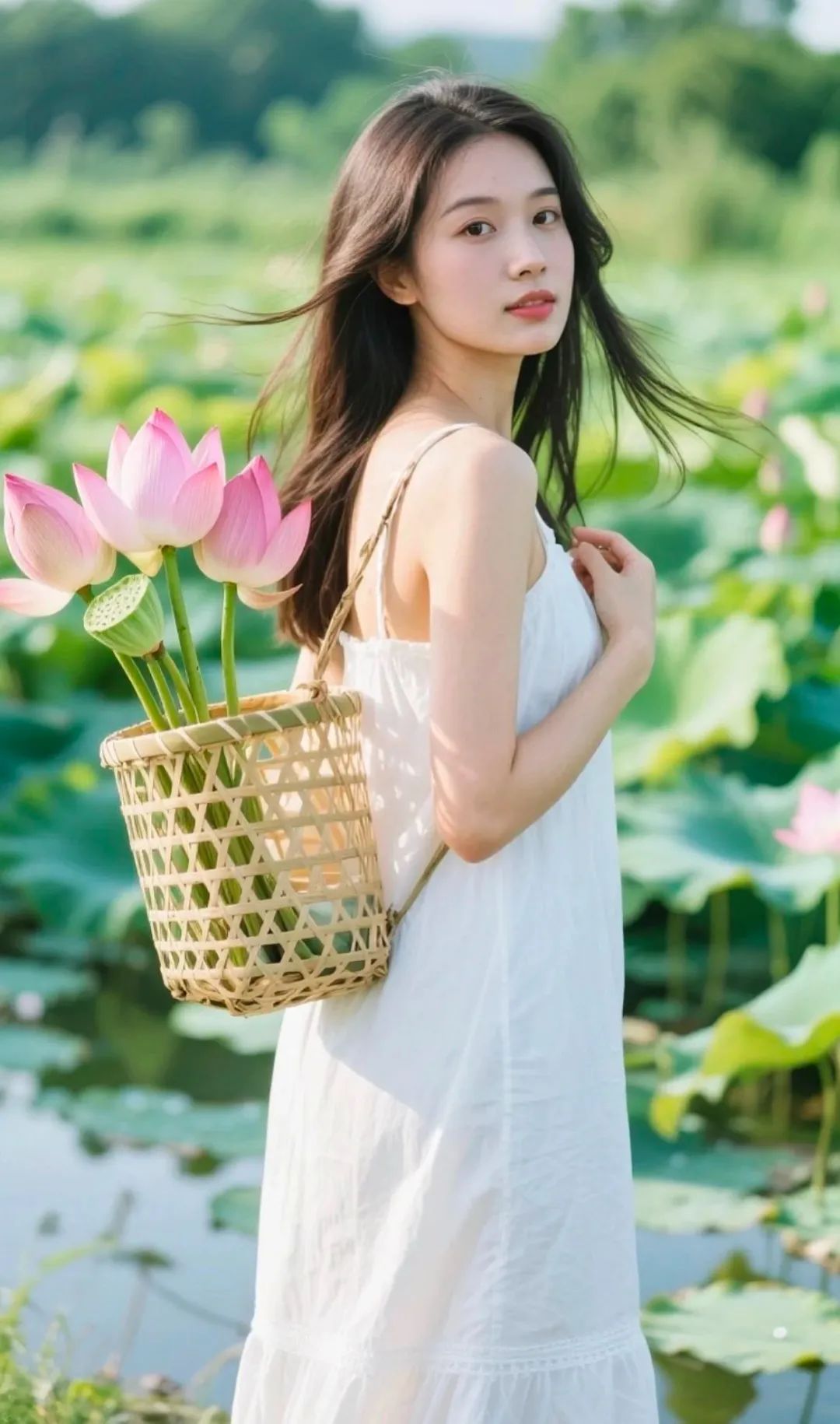 荷花季拍照:这几个姿势,轻松拍出“仙气”美照-第5张图片-风享汇 荷花季拍照:这几个姿势,轻松拍出“仙气”美照-第5张图片-风享汇