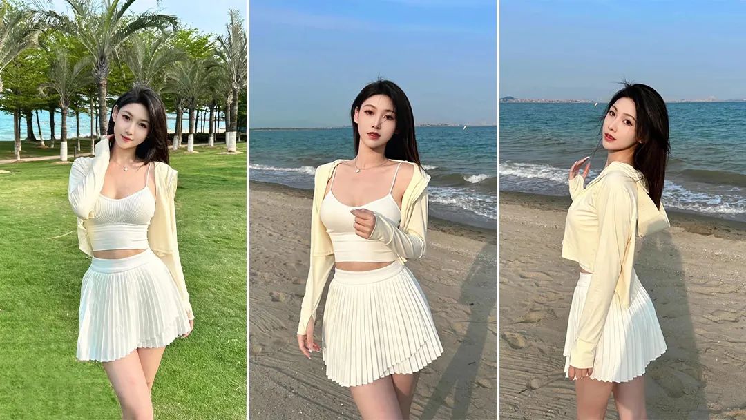 阳光沙滩草地：7个姿势轻松拍出上镜美照-第1张图片-风享汇