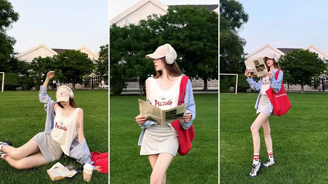 谁说大片必去网红地？草坪也能拍出高级网感！-第1张图片-风享汇