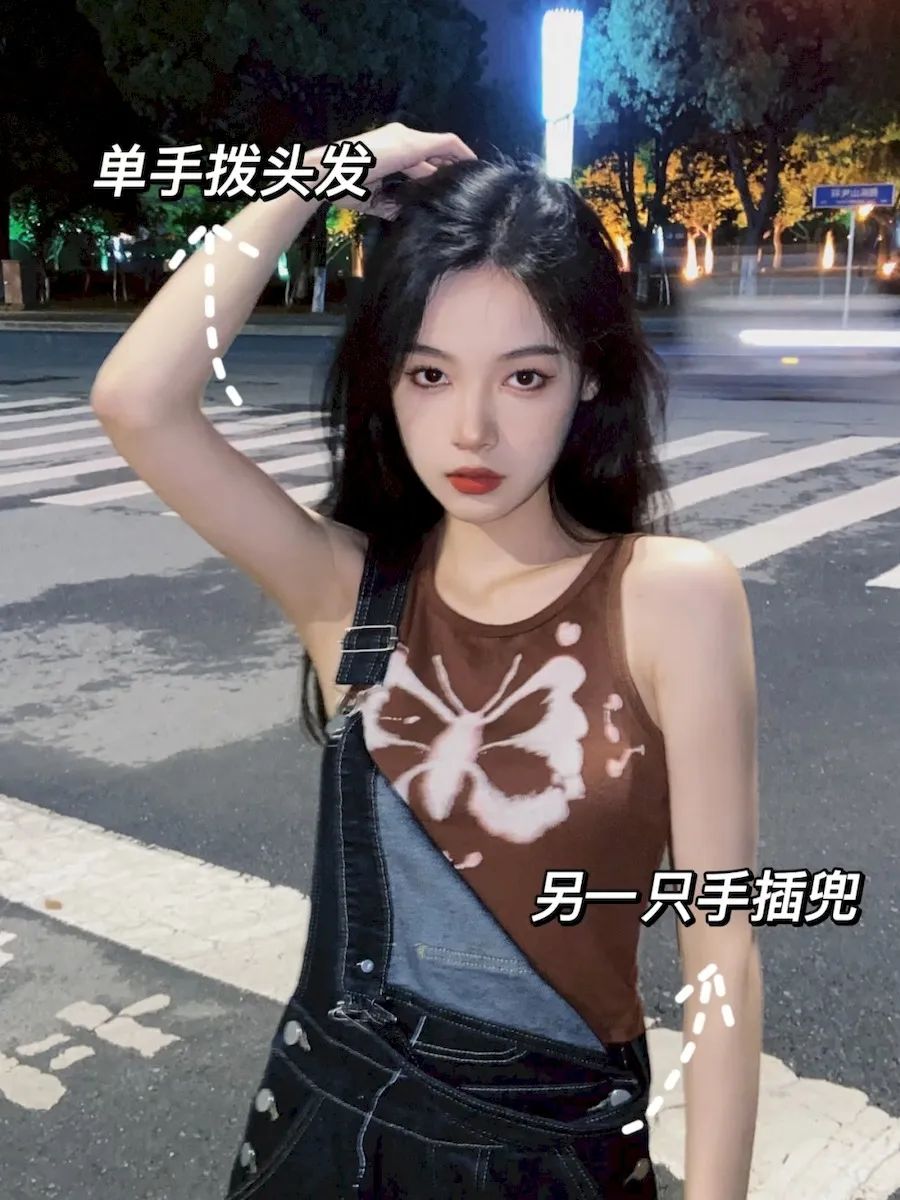 夜景街头8个拍照姿势，轻松拿捏暗夜时尚大片-第2张图片-风享汇